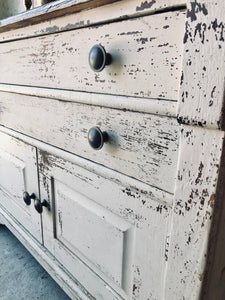 Charming & Chippy Farmhouse Cabinet