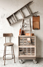 Load image into Gallery viewer, Vintage Industrial Stacked Metal Drawers (2pc)