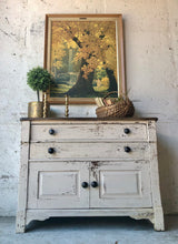 Load image into Gallery viewer, Charming &amp; Chippy Farmhouse Cabinet