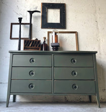 Load image into Gallery viewer, Industrial Green Dresser &amp; Nightstand Set (2pc)