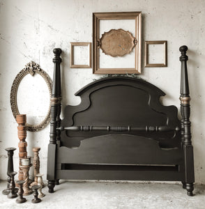 Moody Black Apothecary Queen Bedroom Set