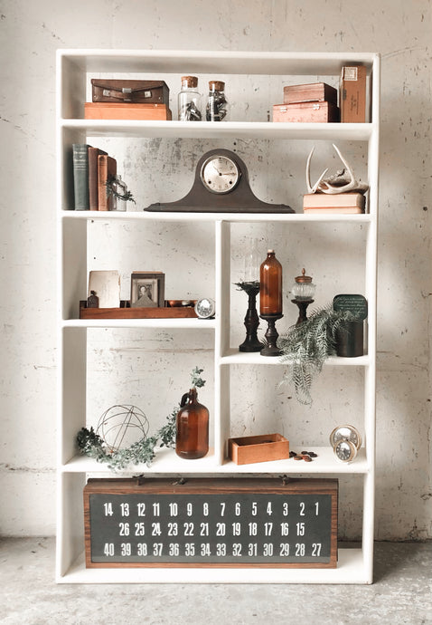 Large Solid Wood Handmade Display Shelf