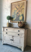 Load image into Gallery viewer, Charming &amp; Chippy Farmhouse Cabinet