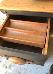 Rustic Refinished Solid Wood Desk w/Chair (2pc)