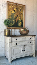 Load image into Gallery viewer, Charming &amp; Chippy Farmhouse Cabinet