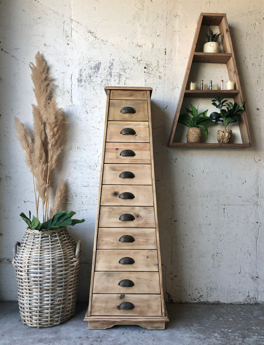 Amazing Rare Pier One Pyramid Chest of Drawers