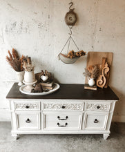 Load image into Gallery viewer, Beautiful Vintage Farmhouse Buffet or TV Stand