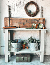 Load image into Gallery viewer, Rustic Wood Potting Bench