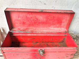 Red Metal Toolbox