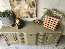 Load image into Gallery viewer, Pretty Olive Buffet or TV Stand