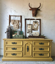 Load image into Gallery viewer, Beautiful Large Vintage Buffet, Dresser, or TV Stand