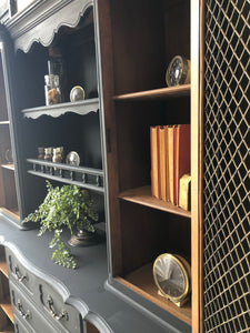 Stunning One Piece Vintage Hutch