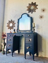 Load image into Gallery viewer, Vintage Celestial Painted Vanity or Desk