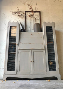 Unique Storage Cabinet Secretary Desk