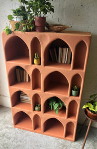 Amazing & Unique Faux Terra Cotta Cubby Shelf