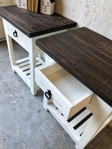 Modern Farmhouse End Tables or Nightstands (2)