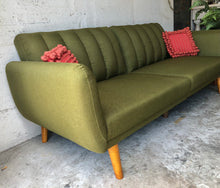 Load image into Gallery viewer, Vintage Inspired Modern Swanky Sofa