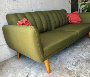 Vintage Inspired Modern Swanky Sofa