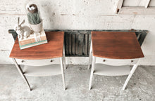 Load image into Gallery viewer, Vintage Nightstand or End Table Set (2pc)