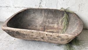 Large Antique Dough Bowl