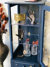 Load image into Gallery viewer, Modern Celestial Painted Small Display Cabinet