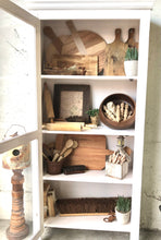Load image into Gallery viewer, Pretty Solid Wood Glass Front Bookshelf  Cabinet