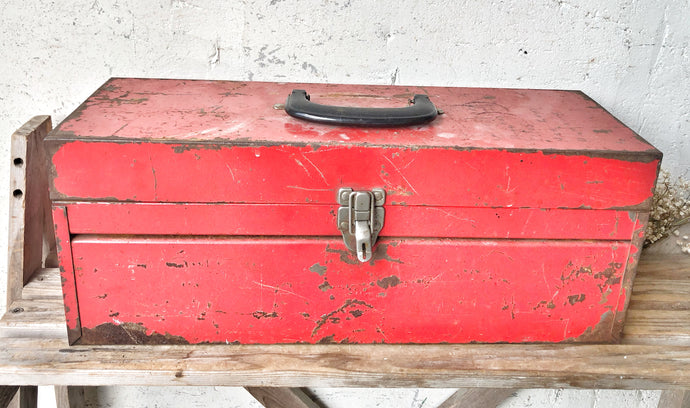 Red Metal Toolbox