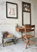 Load image into Gallery viewer, Adorable Vintage Industrial Kid’s School Desk