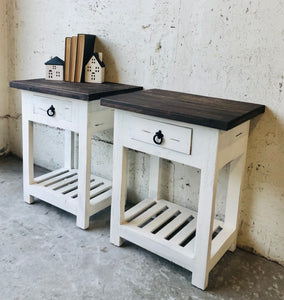 Modern Farmhouse End Tables or Nightstands (2)
