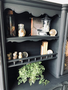 Stunning One Piece Vintage Hutch