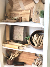 Load image into Gallery viewer, Pretty Solid Wood Glass Front Bookshelf  Cabinet