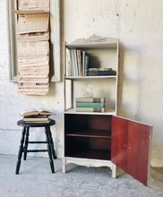 Load image into Gallery viewer, Pretty Antique Bookshelf Cabinet