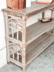Pretty Neutral Console or Entryway Table