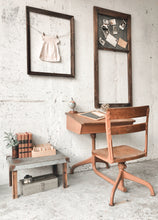 Load image into Gallery viewer, Adorable Vintage Industrial Kid’s School Desk
