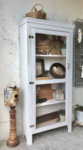 Load image into Gallery viewer, Pretty Solid Wood Glass Front Bookshelf  Cabinet