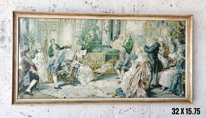 Large Vintage Framed Print