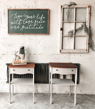 Load image into Gallery viewer, Vintage Nightstand or End Table Set (2pc)