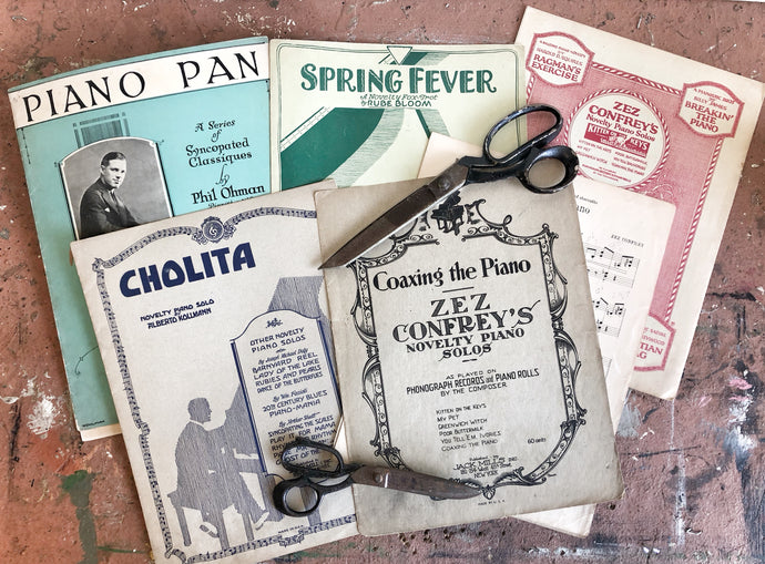 Vintage Sheet Music Books 5pc