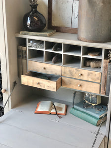 Unique Storage Cabinet Secretary Desk