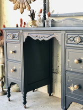 Load image into Gallery viewer, Vintage Celestial Painted Vanity or Desk