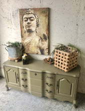 Load image into Gallery viewer, Pretty Olive Buffet or TV Stand