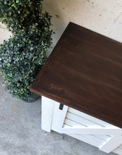Load image into Gallery viewer, Modern Farmhouse Entryway Bench or Small TV Stand