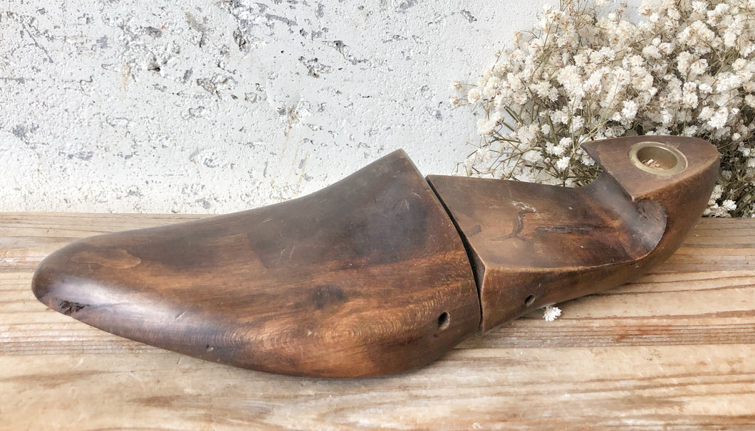 Shoe Form Candle Holder