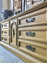 Load image into Gallery viewer, Beautiful Large Vintage Buffet, Dresser, or TV Stand