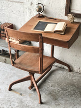 Load image into Gallery viewer, Adorable Vintage Industrial Kid’s School Desk