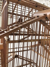 Load image into Gallery viewer, Vintage Large Wood Birdcage