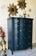 Load image into Gallery viewer, Vintage Celestial Painted Chest of Drawers