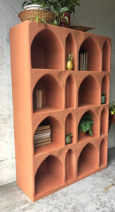 Amazing & Unique Faux Terra Cotta Cubby Shelf