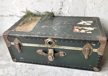 Load image into Gallery viewer, Vintage Foot Locker Trunk