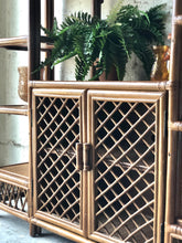 Load image into Gallery viewer, Vintage Rattan Etagere